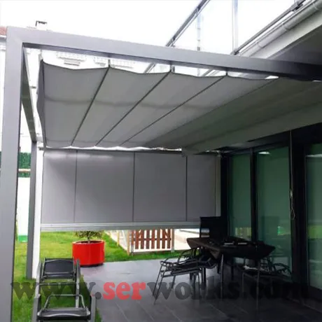 Pergola  con porteria lateral